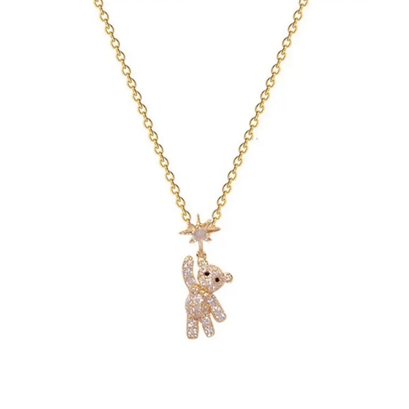 Adorable teddy bear necklace - Picture 3 of 7